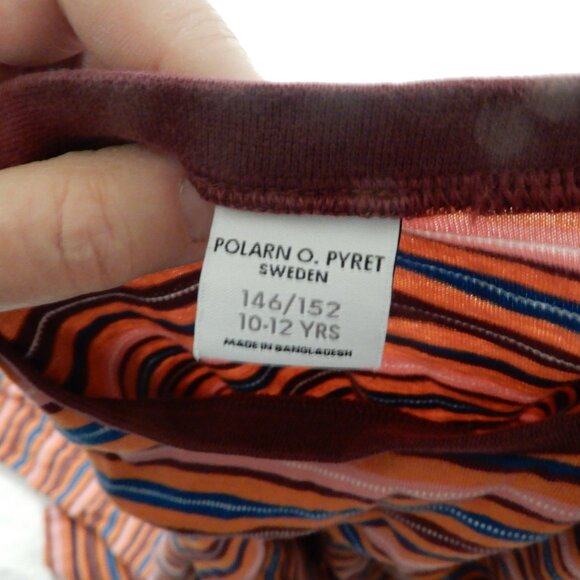 Polarn O Pyret Organic Cotton Girls Long Sleeved Tee - Picture 3 of 5